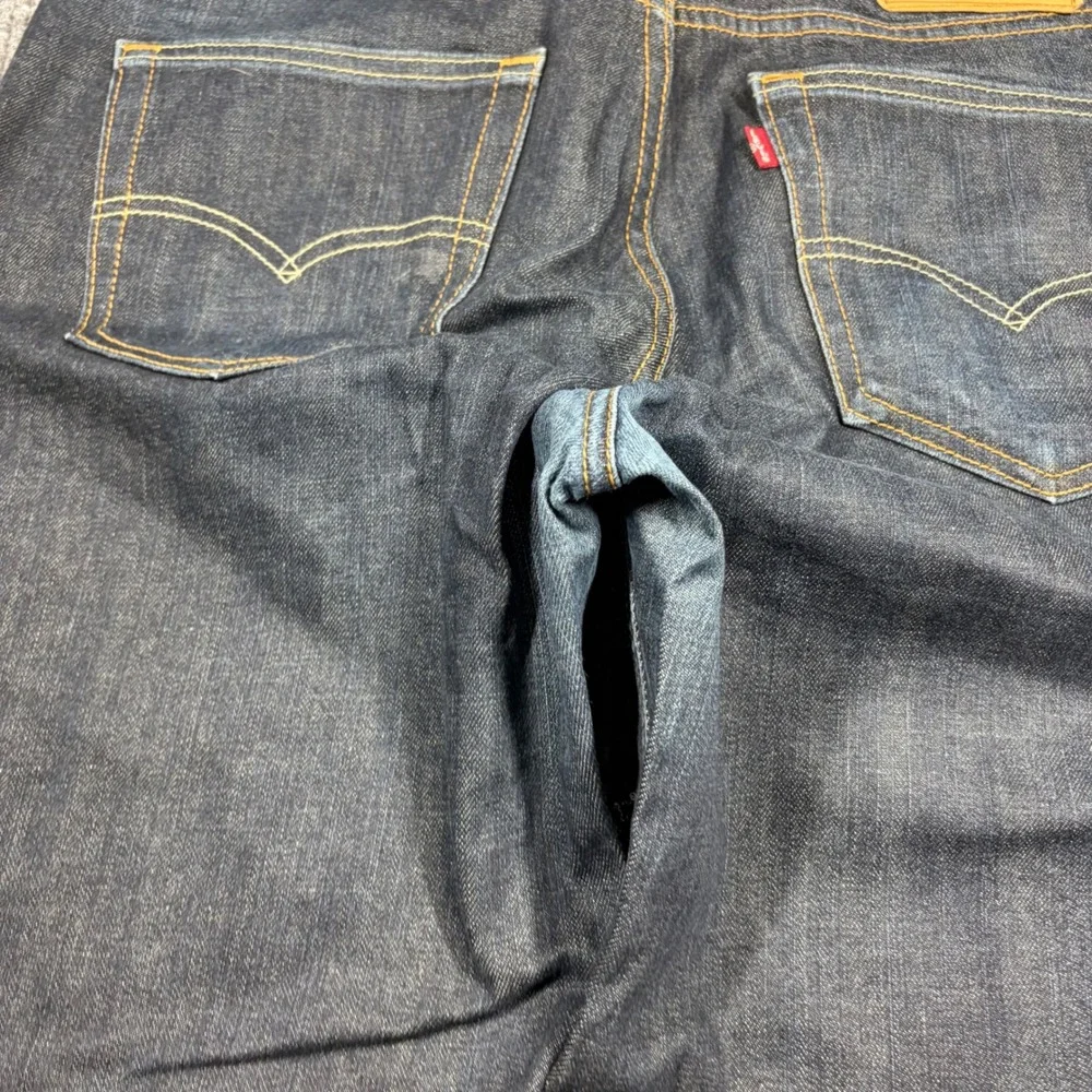 Levis 541 Jeans Mens 34x34 Athletic Taper Dark Wash Blue Denim 18181-0229